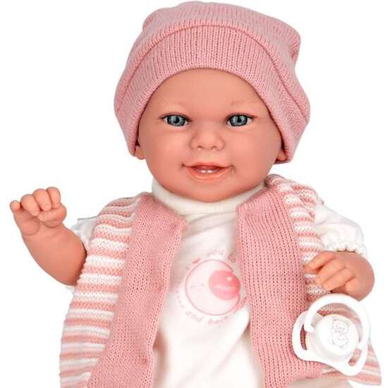 MUÑECA ELEGANCE 35 CM BABYTO ROSA C/MECANISMO RISA TRY ME image 2