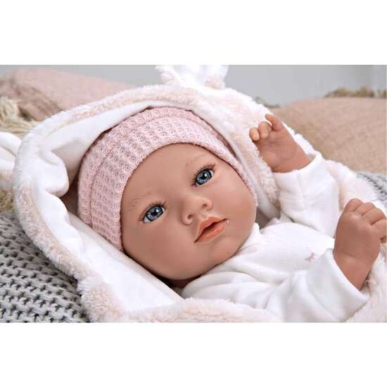 MUÑECA ELEGANCE 38 CM ARIA ROSA C/ MANTA (MUÑECO DE PESO) (CUERPO VINYL, SEXO NIÑA) image 2