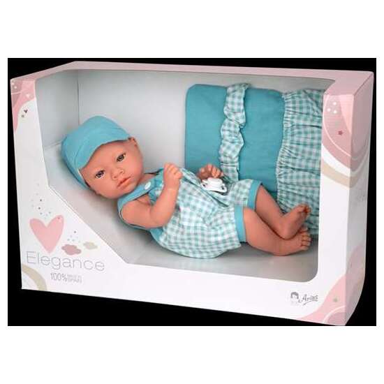 MUÑECA ELEGANCE 38 CM ARIA AZUL C/BOLSO (CUERPO VINYL, SEXO NIÑO) image 4