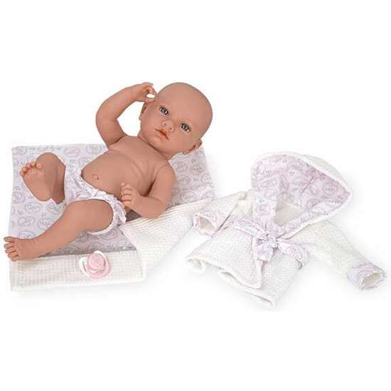 MUÑECA ELEGANCE 38 CM ARIA BLANCO C/MANTA (CUERPO VINYL, SEXO NIÑA) image 1