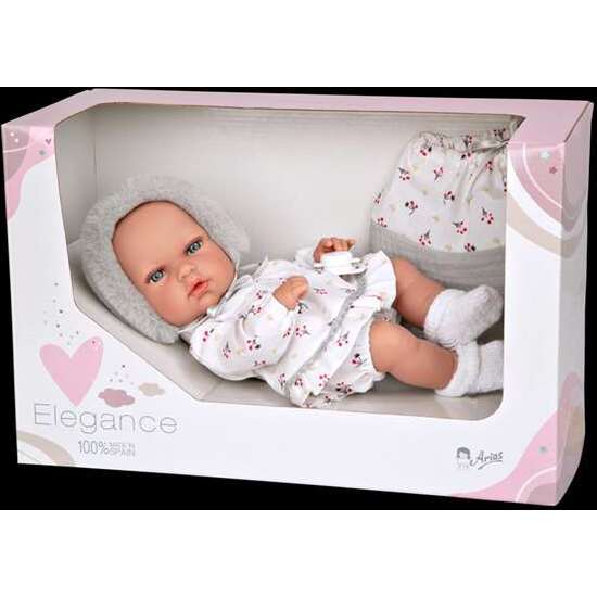 MUÑECA ELEGANCE 30 CM NATAL GRIS C/BOLSA MULTIUSOS (CUERPO VINYL, SEXO NIÑA) image 5