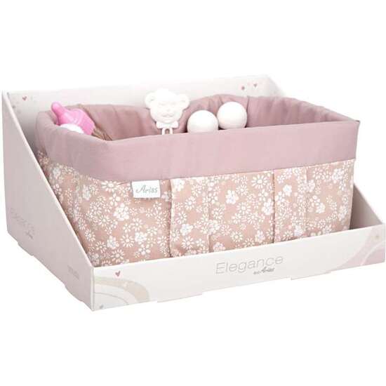 CANASTILLA ELEGANCE ROSA CON 9 ACCESORIOS image 0