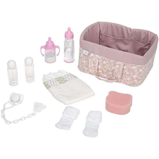 CANASTILLA ELEGANCE ROSA CON 9 ACCESORIOS image 1