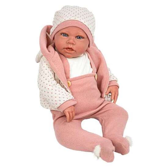 MUÑECA ELEGANCE 54 CM ANUK ROSA (MUÑECO DE PESO) image 0