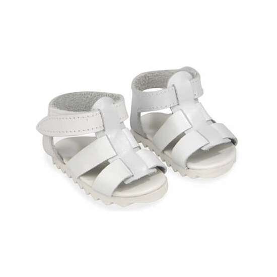 SET SANDALIAS BLANCAS PARA MUÑECOS DE 40 CM image 0
