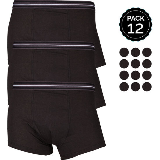 SET 12 BOXERS MARGINAL NEGRO image 0