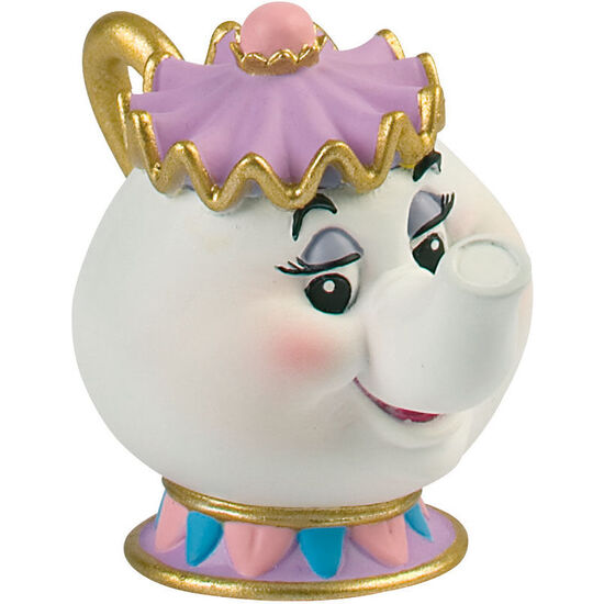 FIGURA MRS. POTTS LA BELLA Y LA BESTIA DISNEY 10CM image 0