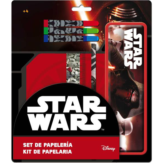 SET PAPELERÍA CON ESTUCHE METÁLICO STAR WARS image 0