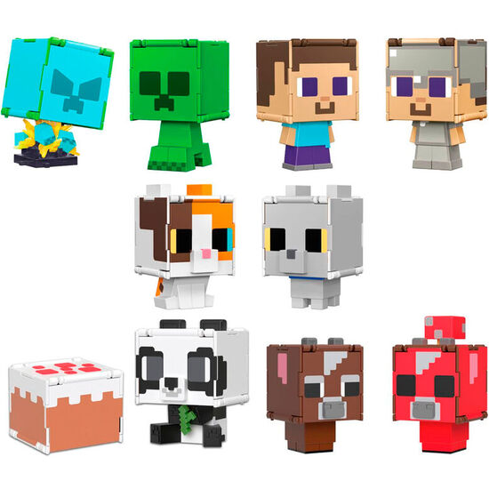 FIGURA INTERCAMBIABLE MINECRAFT 9,5CM SURTIDO image 0