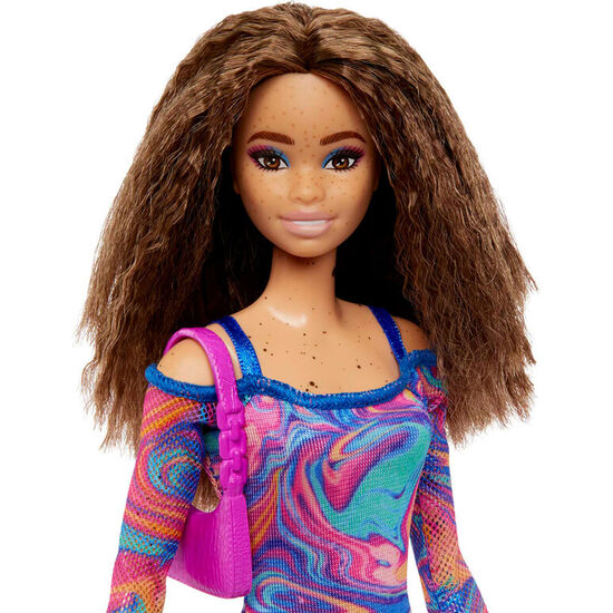 MUÑECA FASHIONISTA VESTIDO ESTAMPADO MARMOL SURTIDO image 3