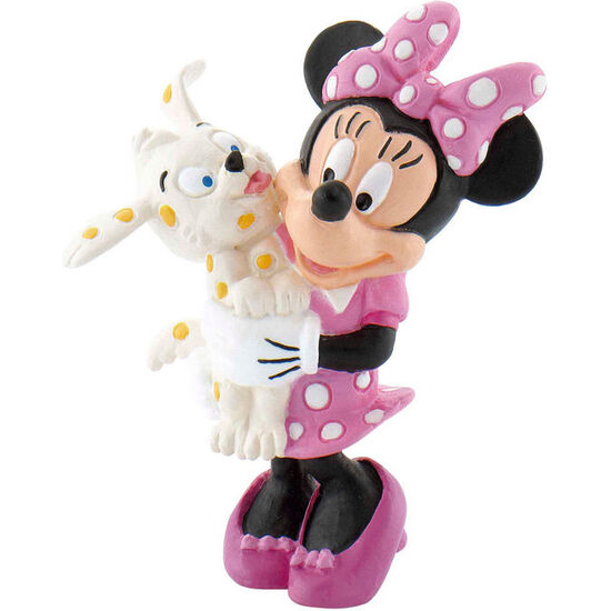 FIGURA MINNIE PERRO DISNEY 7CM image 0