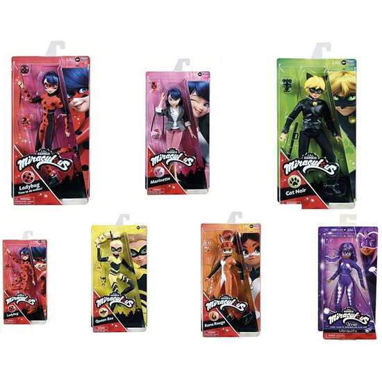 MUÑECA DE MODA MIRACULOUS HEROEZ LADYBUG Y CAT NOIR 26 CM - MODELOS SURTIDOS image 7