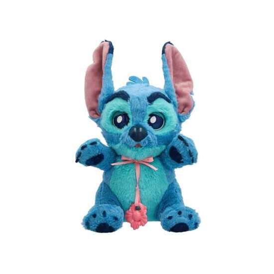 PELUCHE CACHORRO BABY PAWS STITCH CON SONIDO Y BOLSA TRANSPORTABLE PERSONALIZADA 10,30X19X11,20 CM image 0