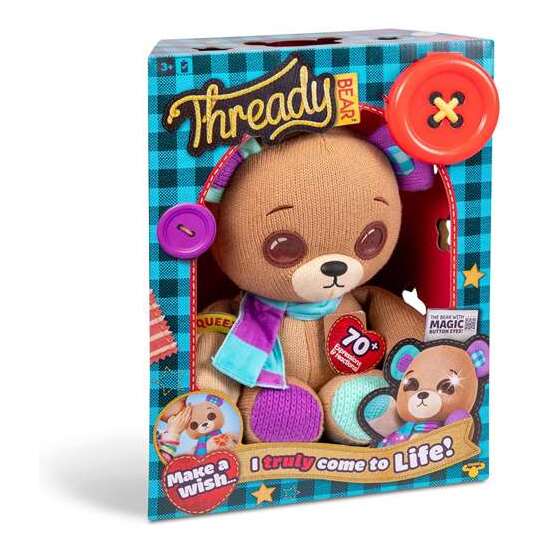 OSO THREADY BEAR 32 CM ¡PERMITE A LOS NIÑOS DESEAR QUE SU AMIGO COBRE VIDA! image 5