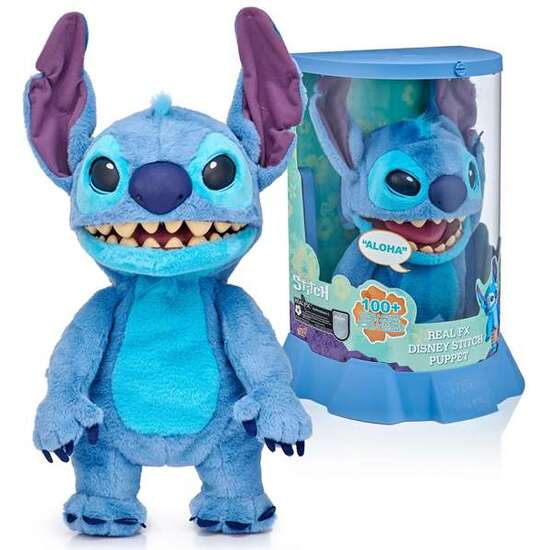 PELUCHE STITCH FX DISNEY 30 CM ¡ADORABLE PELUCHE CON SONIDOS Y REACCIONES! image 0