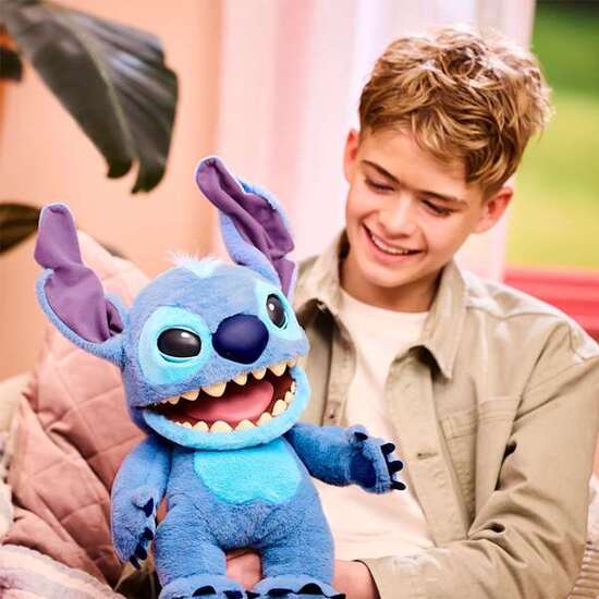 PELUCHE STITCH FX DISNEY 30 CM ¡ADORABLE PELUCHE CON SONIDOS Y REACCIONES! image 5