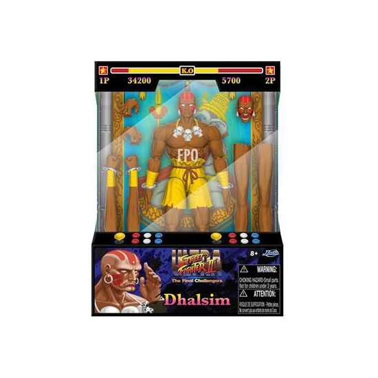 FIGURA STREET FIGHTER II M. DHALSIM 15 CM image 2