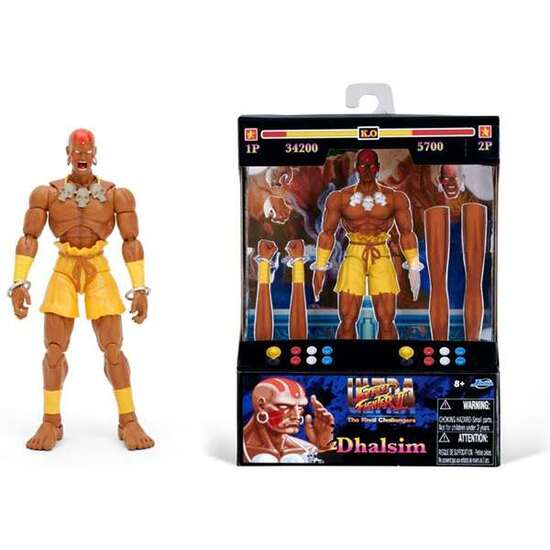 FIGURA STREET FIGHTER II M. DHALSIM 15 CM image 4