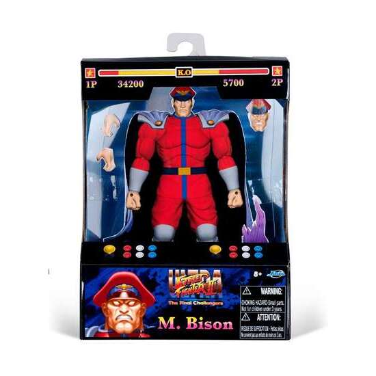 FIGURA STREET FIGHTER II M. BISON 15 CM image 1