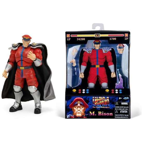 FIGURA STREET FIGHTER II M. BISON 15 CM image 2