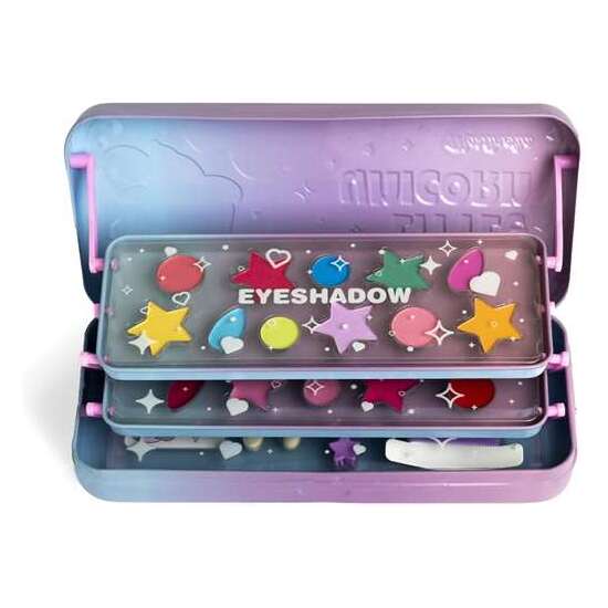 ESTUCHE METALICO BELLEZA MARTINELIA LITTLE UNICORN 3 PISOS. 22,5X9,5X4,5 CM image 2