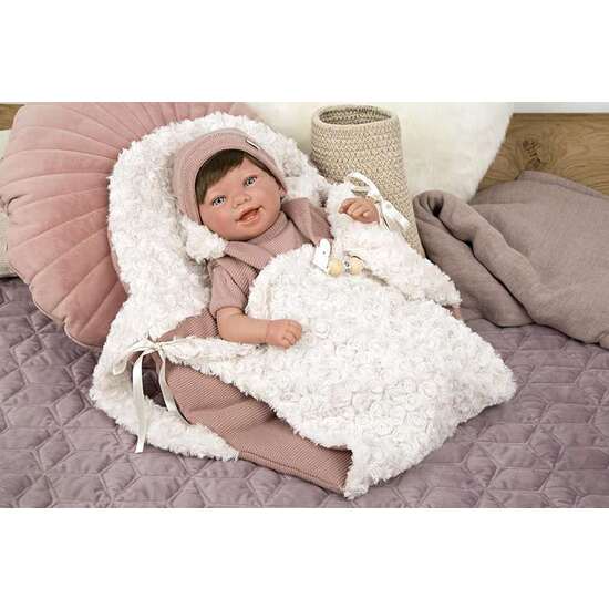 MUÑECA REBORN ARIAS 45 CM GIMENA C/SACO PORTABEBE image 1