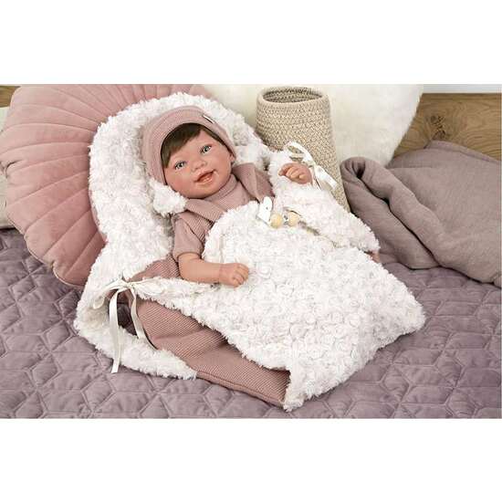 MUÑECA REBORN ARIAS 45 CM GIMENA C/SACO PORTABEBE image 3