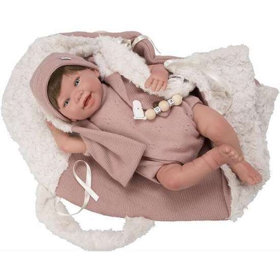 MUÑECA REBORN ARIAS 45 CM GIMENA C/SACO PORTABEBE image 4