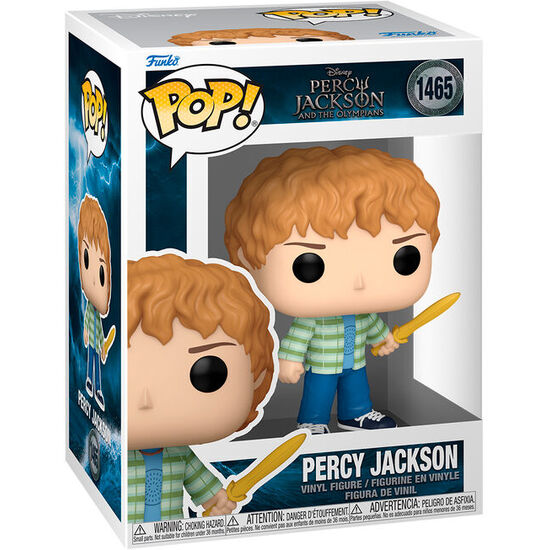 FIGURA POP PERCY JACKSON Y LOS DIOSES DEL OLIMPO - PERCY JACKSON WITH RIPTIDE image 0