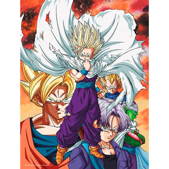 POSTER CRISTAL HEROES VS CELL DRAGON BALL Z image 0