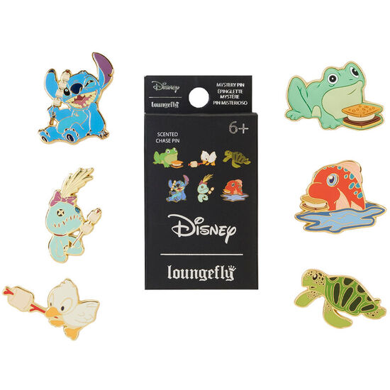 MYSTERY BLIND BOX ENAMEL PIN CAMPING CUTIES STITCH DISNEY LOUNGEFLY SURTIDO image 0