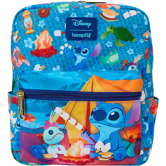MOCHILA NYLON CAMPING CUTIES STITCH DISNEY LOUNGEFLY 24CM image 0