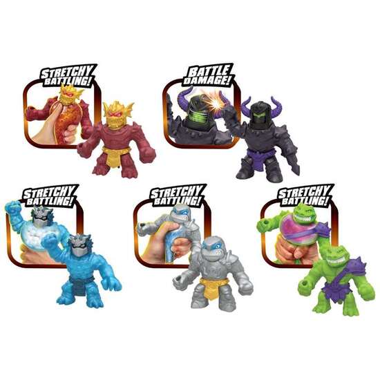 FIGURA HEROES GOO JIT ZU ESTIRABLE STRETCH STRIKERS 11 CM - MODELOS SURTIDOS image 0