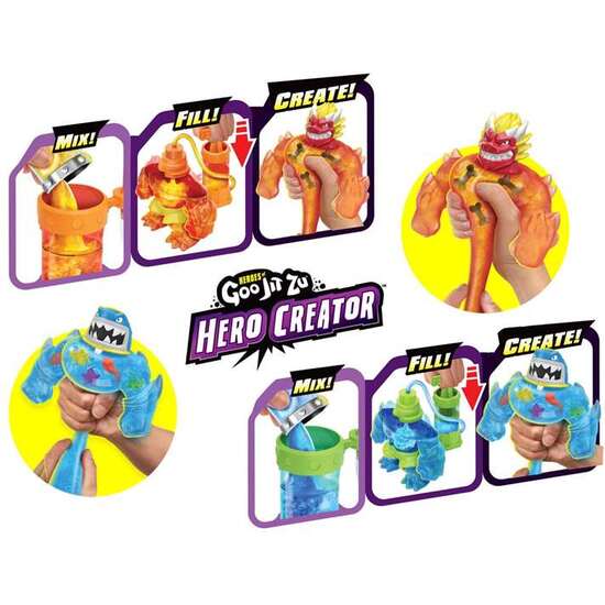 FIGURA GOO JIT ZU HERO CREATOR. CREA TU GOO JIT ZU 13 CM - MODELOS SURTIDOS image 0