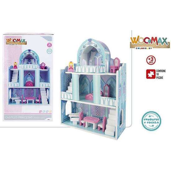 CASTILLO DE MADERA WOOMAX 37X15X53.5 CM image 0