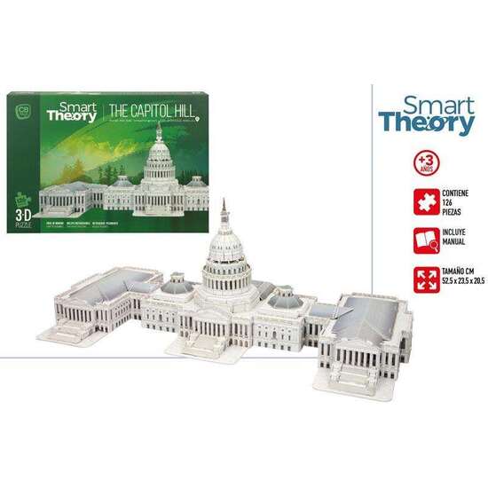 PUZZLE 3D CAPITOLIO 126 PIEZAS. 52,5X23,5X20,5 CM image 0