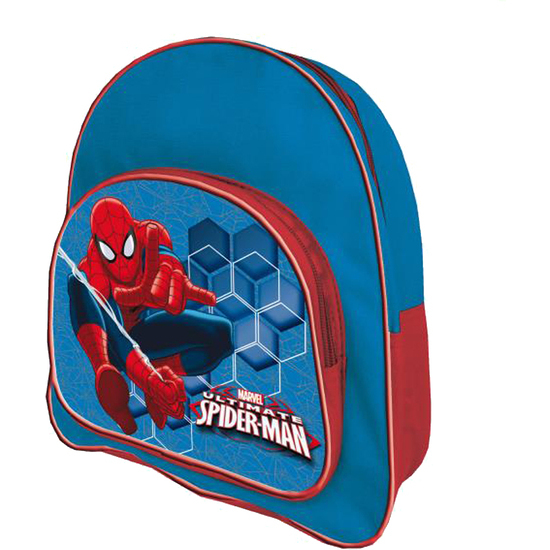 MOCHILA 2 CREMALLERAS 35X30X14 CMS. SPIDERMAN image 0