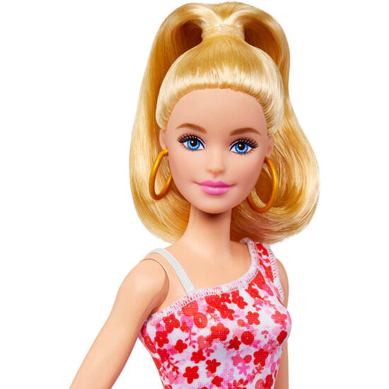 MUÑECA FASHIONISTA VESTIDO ROSA FLORES SURTIDO image 3