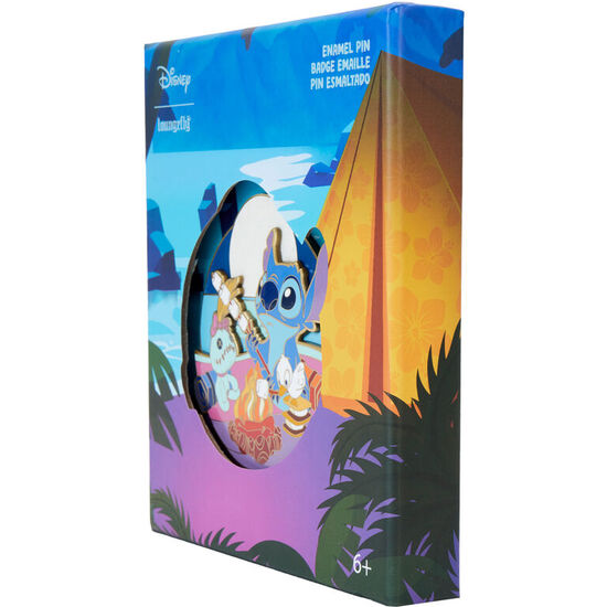 PIN CAMPING CUTIES STITCH DISNEY LOUNGEFLY image 1