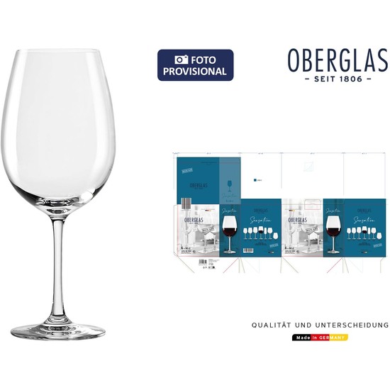 SET 6 COPAS XXL OBERGLAS 80CL SENSATION image 0