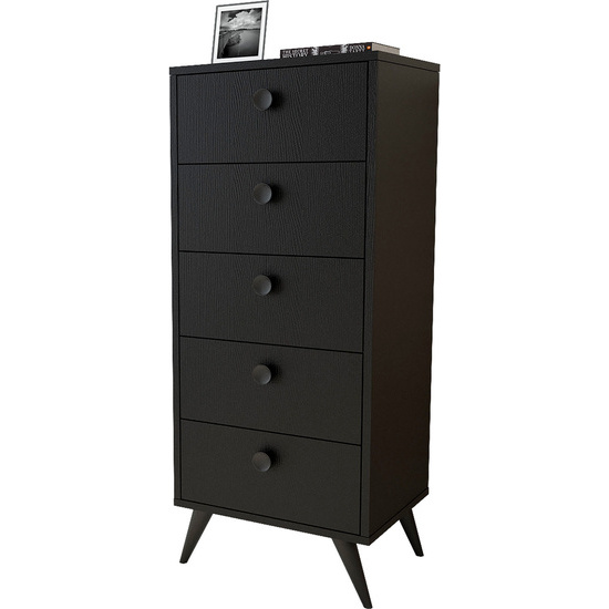 MUEBLE DE NOGAL NEGRO CON 100% TABLERO AGLOMERADO RECHAPADO EN MELAMINA. image 0