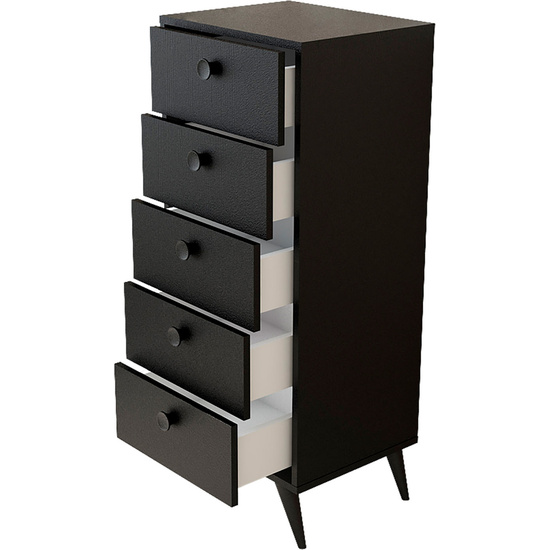 MUEBLE DE NOGAL NEGRO CON 100% TABLERO AGLOMERADO RECHAPADO EN MELAMINA. image 2