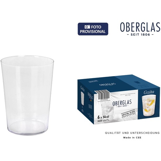 SET 6 VASOS SIDRA 56CL GAITA image 0