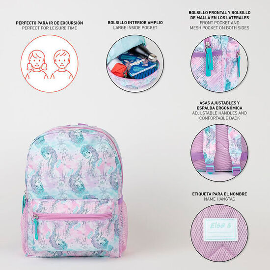 MOCHILA INFANTIL TIEMPO LIBRE ESTAMPADO FROZEN image 3