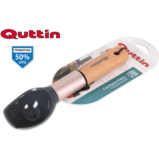 ICE SCOOP WITH WOODEN HANDLE QUTTIN image 0