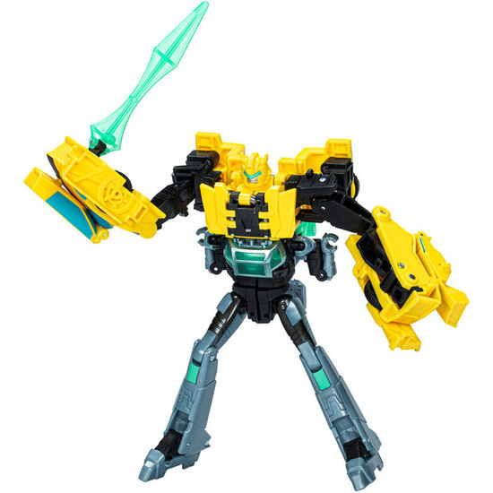 FIGURA BUMBLEBEE &#38; MO MALTO EARTHSPARK TRANSFORMERS 12CM image 2