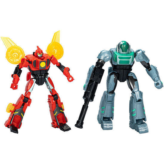 FIGURA TERRAN TWITCH &#38; ROBBY MALTO EARTHSPARK TRANSFORMERS 12CM image 1