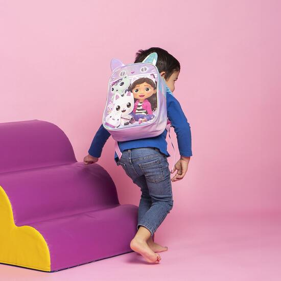 MOCHILA INFANTIL PERSONAJE APLICACIONES GABBY´S DOLLHOUSE image 5
