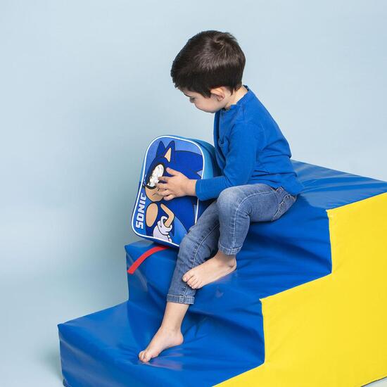 MOCHILA INFANTIL PERSONAJE APLICACIONES SONIC image 5