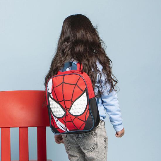 MOCHILA INFANTIL PERSONAJE APLICACIONES SPIDERMAN image 5